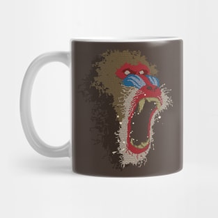 Mandrillus Sphinx - Geometric Baboon Monkey Mug